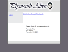 Tablet Screenshot of plymouthalive.org